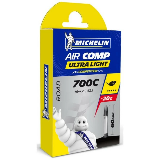 Chambre à Air Michelin Aircomp C4 Ultralight - 26x1.60/2.10 Schrader 3 Chambre à Air Michelin Aircomp C4 Ultralight - 26x1.60/2.10 Schrader