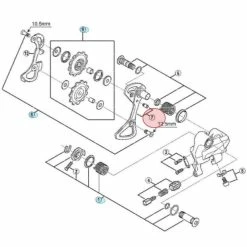 Chape Externe De Dérailleur Arrière Shimano Ultegra SSRD-6700