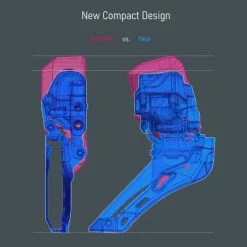 Dérailleur Avant Route Shimano Ultegra FD-R8150 Di2 2x12V -Boutique Pneus et Chambres à Air pas cher derailleur avant route shimano ultegra fd r8150 di2 2x12v 3