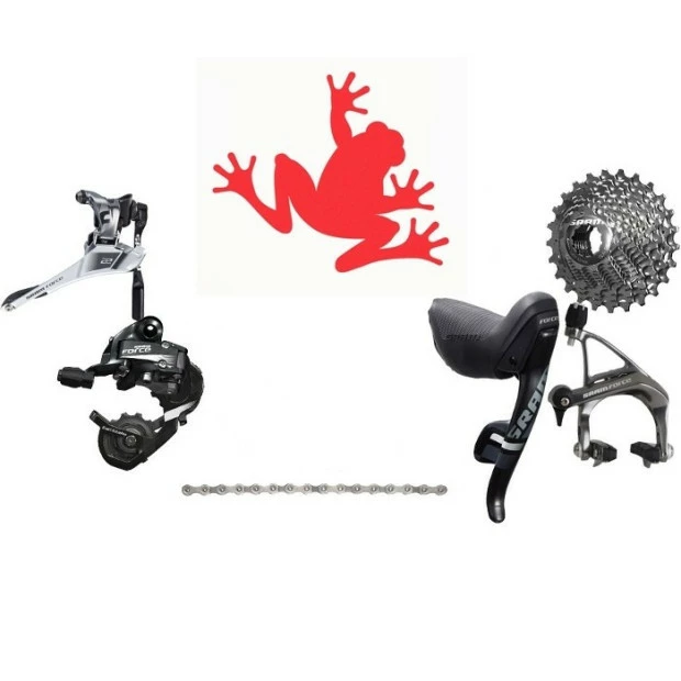 Groupe Sram Force 22 2x11 Compact - Avec Frein Mécanique Sur Jante 3 Groupe Sram Force 22 2x11 Compact - Avec Frein Mécanique Sur Jante