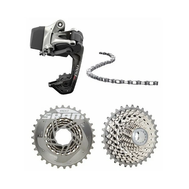 Kit SRAM Red ETAP WiFli (dérailleur Arrière, Cassette, Chaîne) 3 Kit SRAM Red ETAP WiFli (dérailleur Arrière, Cassette, Chaîne)