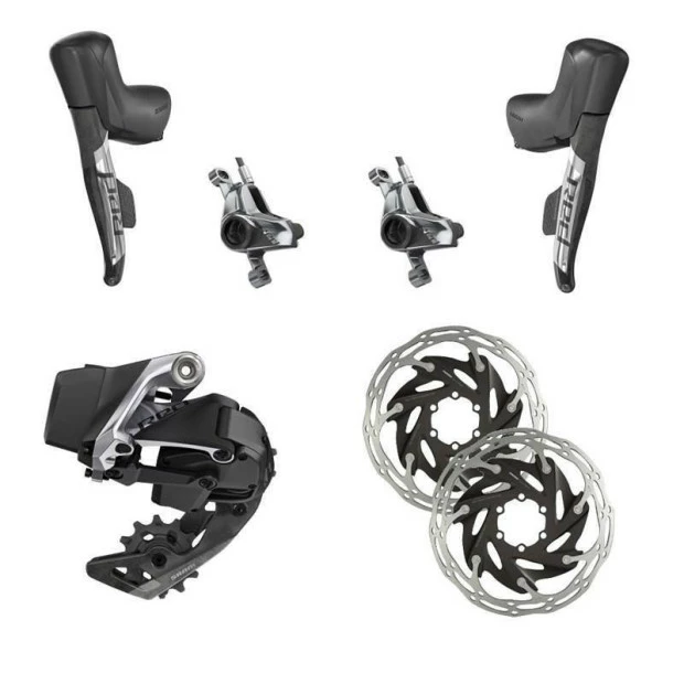 Mini Groupe SRAM Red ETAP AXS HRD Disc 1x12 Post Mount 3 Mini Groupe SRAM Red ETAP AXS HRD Disc 1x12 Post Mount