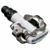 Pédales Shimano PD-M520 - Blanc -Boutique Pneus et Chambres à Air pas cher pedale shimano pd m520 blanc