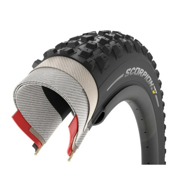Pneu VTT Electrique Pirelli Scorpion E-MTB Mixed Terrain 27,5x2,6" Noir 5 Pneu VTT Electrique Pirelli Scorpion E-MTB Mixed Terrain 27,5x2,6" Noir – Image 3