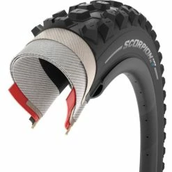 Pneu VTT Electrique Pirelli Scorpion E-MTB Soft Terrain 27,5x2,6" Noir -Boutique Pneus et Chambres à Air pas cher pneu vtt electrique pirelli scorpion e mtb soft terrain 275x26 noir 2