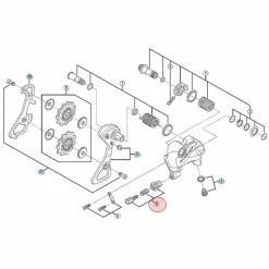 Vis De Tension De Câble De Dérailleur Arrière Shimano Dura Ace RD-9000 -Boutique Pneus et Chambres à Air pas cher vis de tension de cable de derailleur arriere shimano dura ace rd 9000 1